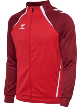 Kinder Hummel Lead 2.0 Trainingsjacke - True red/Maroon